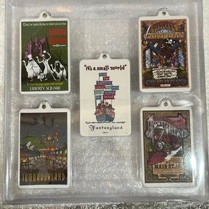 Disney’s Holiday Collection set of 5 Anniversary Commemorative Ornaments B47